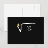 Duck Root T-shirt N-TE Briefkaart (Voorkant / Achterkant)