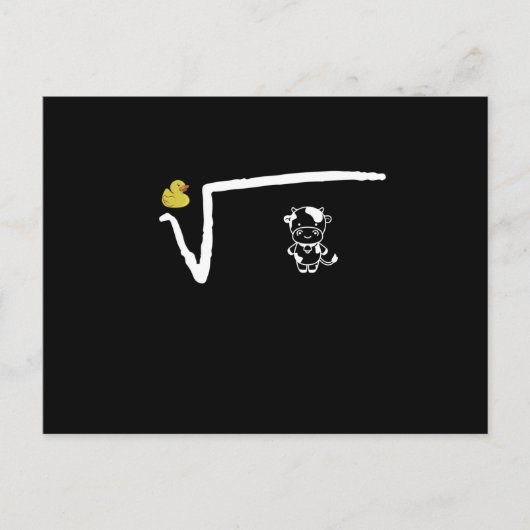Duck Root T-shirt N-TE Briefkaart (Voorkant)