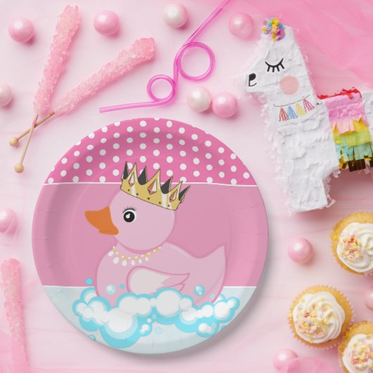 Duck (roze) Birthday Paper Bord (Feest)