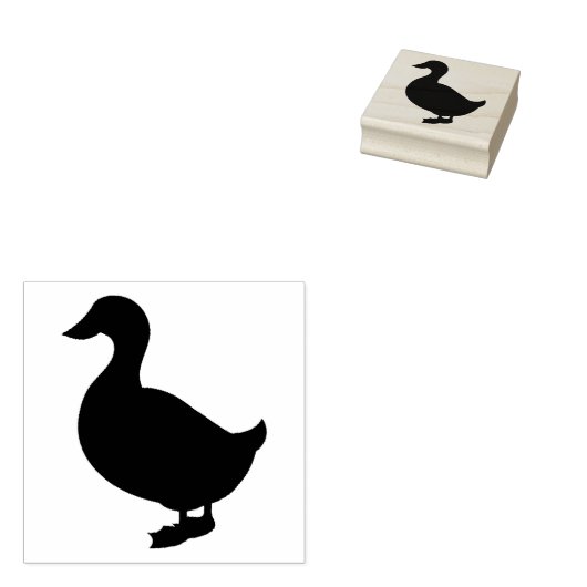 Duck Rubberstempel (Gestempeld)