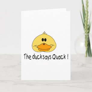 Duck Says Quack Kaart