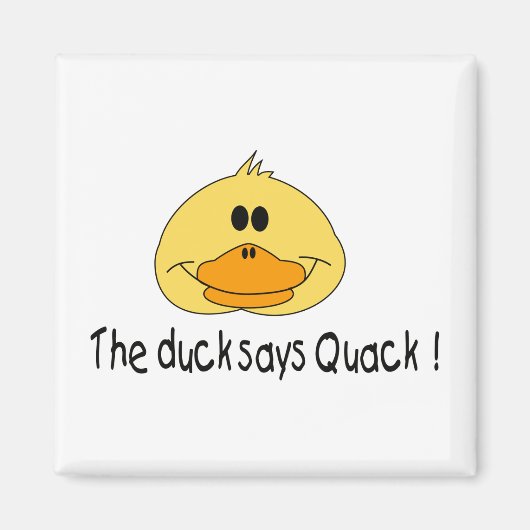 Duck Says Quack Magneet (Voorkant)