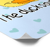 Duck Says Quack Poster (Hoek)