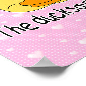 Duck Says Quack Poster (Hoek)