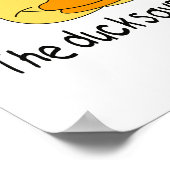 Duck Says Quack Poster (Hoek)