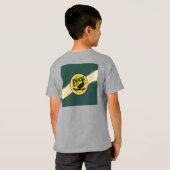 Duck Schaats Co. Cool Cartoon Skater T-shirt (Achterkant volledig)