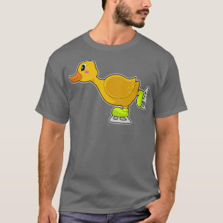 Duck Schaatsen IJs schaatsen Wintersport T-shirt