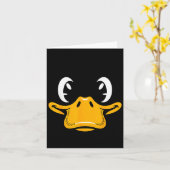 Duck Shirt Adult Kids Men Women Yellow Duck Face C Kaart (Gele Bloem)