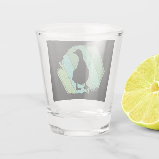 Duck Shot Glas (Achterkant)