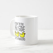 Duck Side Crackers Funny Mug Koffiemok (Voorkant links)
