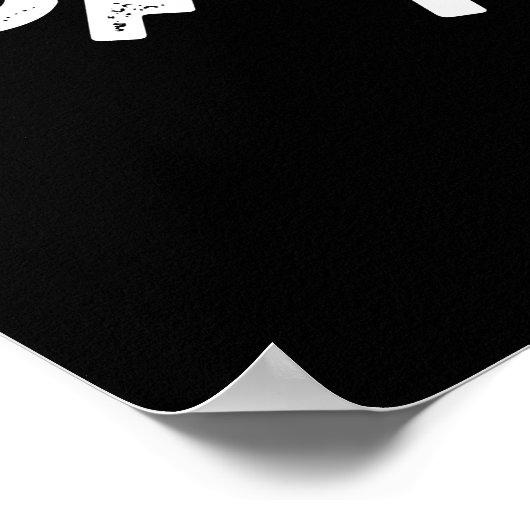 Duck Side of the Moon Astronomy Pun Dark BG Poster (Hoek)