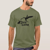 Duck Slayer Duck Hunting Knight T-Shirt (Voorkant)