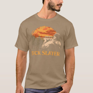 Duck Slayer Vogels Jacht Vogeljager Bowhuntin T-shirt