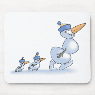 Duck Snowmen Muismat