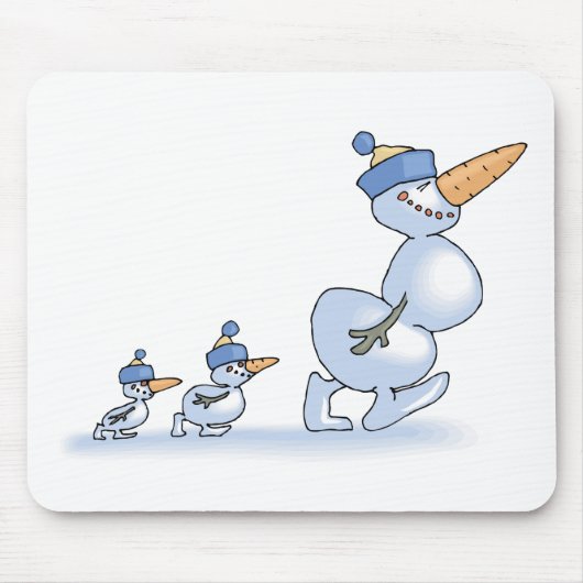 Duck Snowmen Muismat (Voorkant)