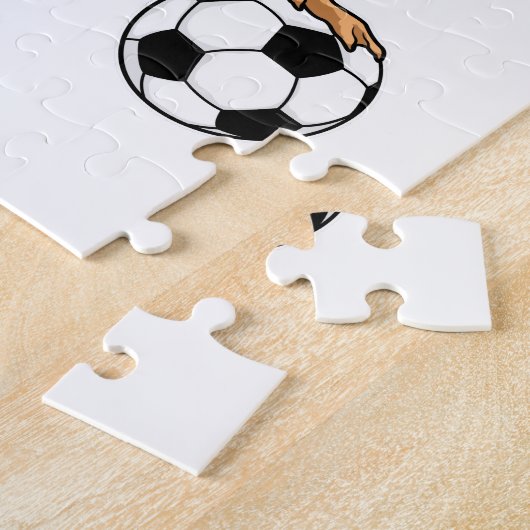 Duck Soccer Player Soccer Legpuzzel (Zijkant)