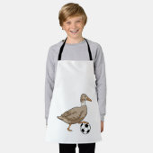 Duck Soccer Player Soccer Schort (Gedragen)