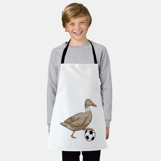 Duck Soccer Player Soccer Schort (Gedragen)