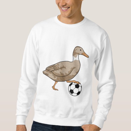 Duck Soccer Player Soccer Trui (Voorkant)
