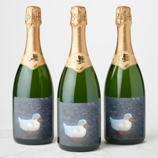 Duck Sparkling Wijnetiket (Flessen)