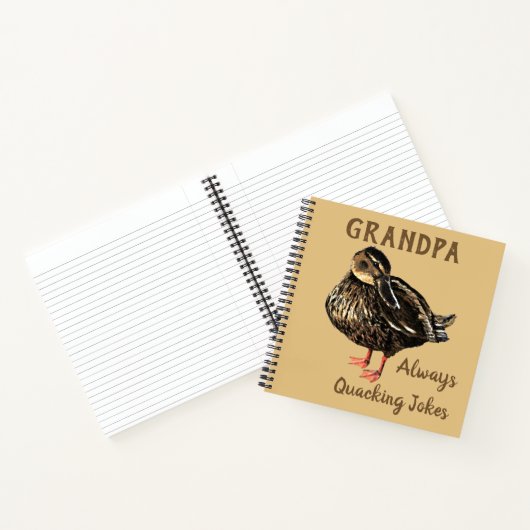 Duck Spiral Notitieboek (Binnen)