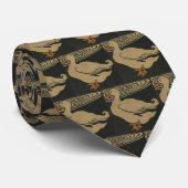 Duck - Square Animals Illustration Stropdas (Opgerold)