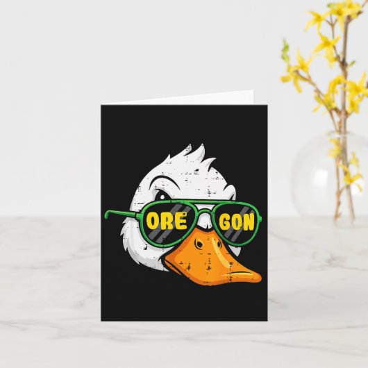 Duck Sungles Men Women Kids Girls Youth Teen Boys  Kaart (Gele Bloem)