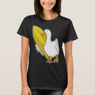 Duck Surfer Surfboard T-shirt