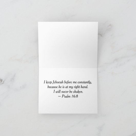 Duck Swimming Enmoegement JW Bedankkaart (Binnen)