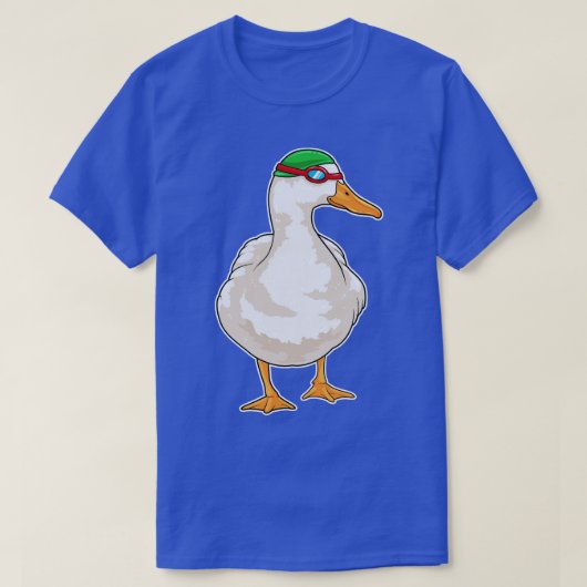 Duck Swimming Goggles T-shirt (Design voorkant)