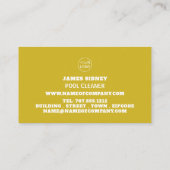 Duck, Swimming Pool Cleaner Visitekaartje (Achterkant)