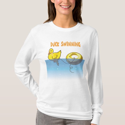 Duck Swimming T-shirt (Voorkant)