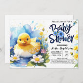 Duck Tales Baby shower Wonderland uitnodiging (Voorkant / Achterkant)