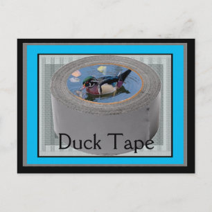 Duck tape briefkaart