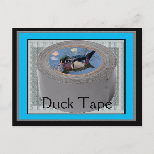 Duck tape briefkaart (Voorkant)