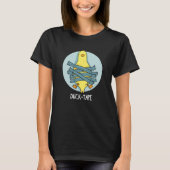 Duck Tape Funny Duct Tape Pun Dark BG T-shirt (Voorkant)