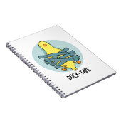Duck Tape Funny Duct Tape Pun Notitieboek (Rechterzijde)