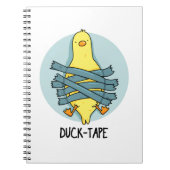 Duck Tape Funny Duct Tape Pun Notitieboek (Voorkant)
