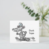 Duck Tape Post Kaart (Staand voorkant)