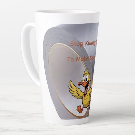 duck tape sarcasm latte mok (Linkerhoek)