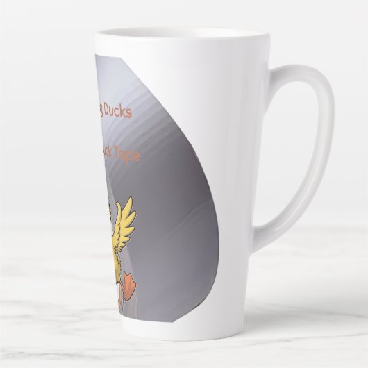 duck tape sarcasm latte mok (Rechts)