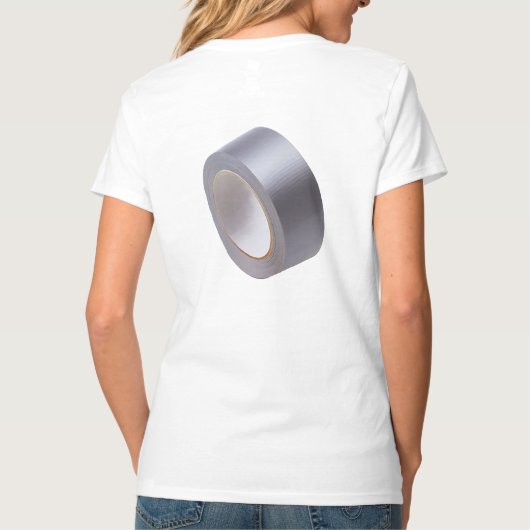 duck tape sarcasm t-shirt (Achterkant)