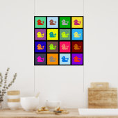 Duck Tegel Wallpaper Poster (Keuken)