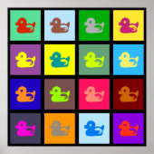 Duck Tegel Wallpaper Poster (Voorkant)