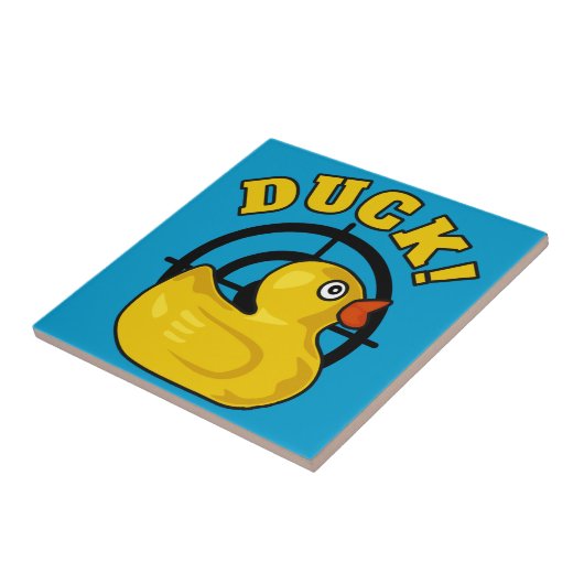 Duck! Tegeltje (Zijkant)