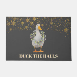 Duck the Halls Feestelijke Kerst Deurmat
