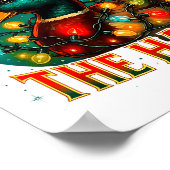 Duck The Halls Funny Christmas Lights Hunting Seas Poster (Hoek)