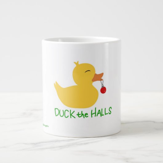 Duck the Halls Grote Koffiekop (Voorkant)