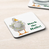 Duck the Halls Holiday Duck Bier Onderzetter (Linkerzijde)