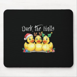 Duck The Halls Kerstman Hoed Rendier Oren Hulst Ke Muismat